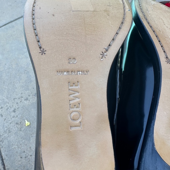 Loewe Black Patent Leather Loafers - Picture 6 of 13